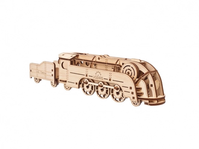 Ugears 3D Holzpuzzle Mini-Lokomotive