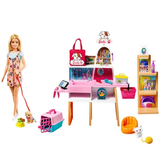 Barbie Tierhandlung und Salon Spielset