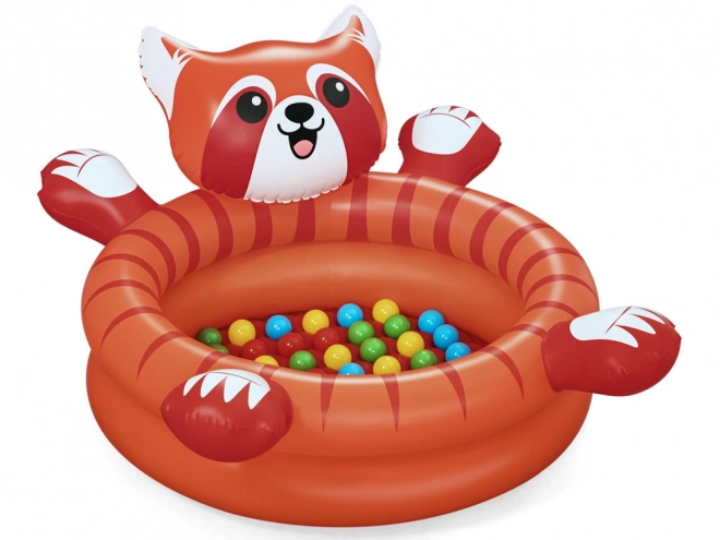 Bestway Roter Panda Bällepool mit Bällen