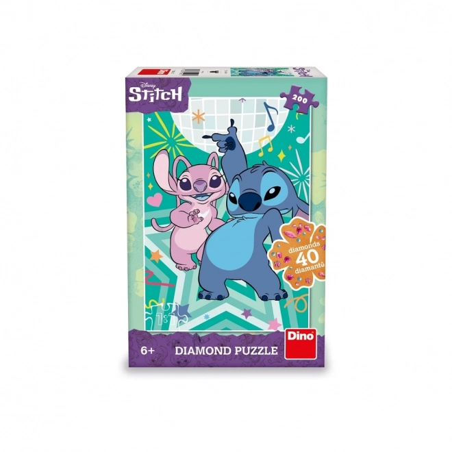 Stitch Puzzle mit Diamanten 200 Teile