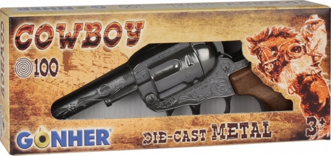 Metalischer Cowboy-Revolver