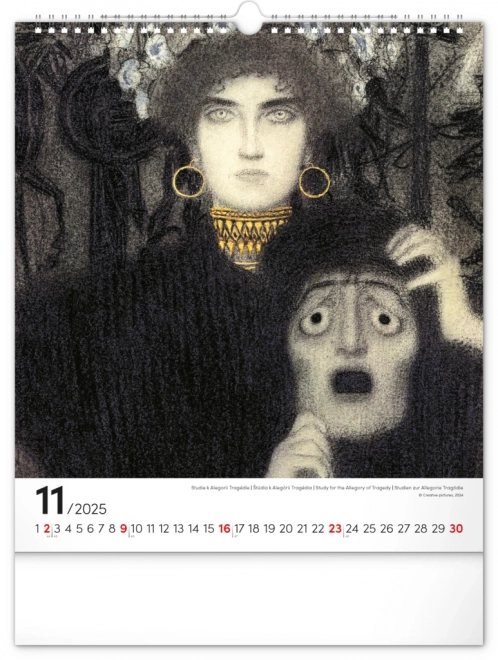 Wandkalender Gustav Klimt 2025