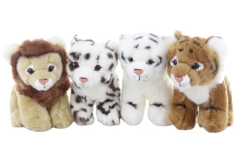 Plüsch-Tiger und Löwenjunges 33 cm
