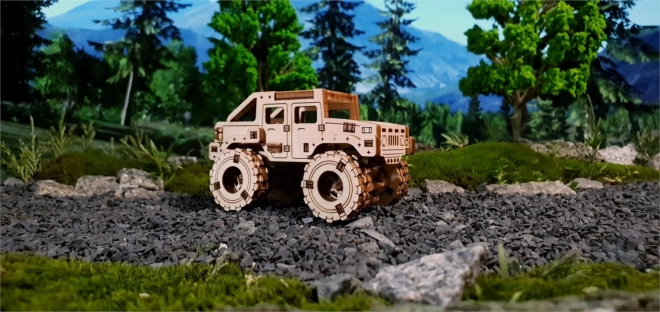 3D Holzpuzzle Monster Truck Modell