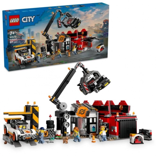 Lego City Schrottplatz mit Autos