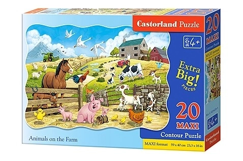 Tierpuzzle 20 Maxi - Bauernhof