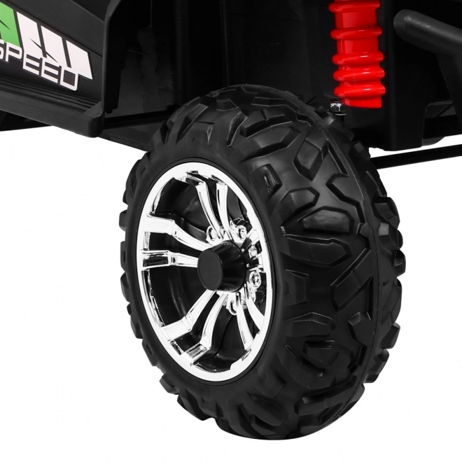Kinder Geländewagen Grand Buggy 4x4 mit Tarnung, LED-Beleuchtung und MP3-Radio
