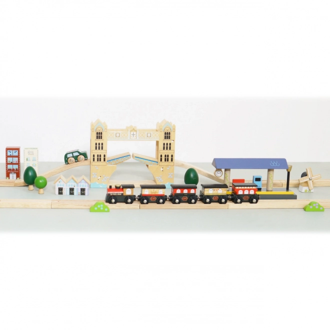 Holz-Eisenbahnset City von Le Toy Van