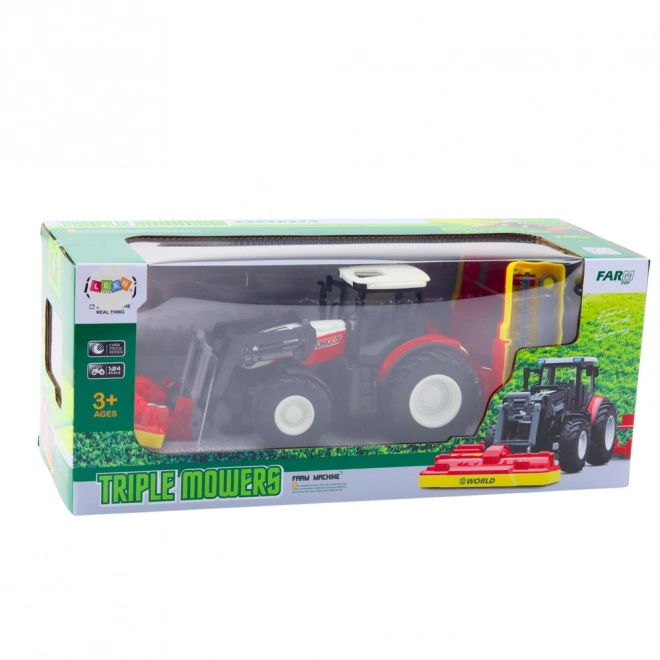 Ferngesteuerter Traktor mit Rasenmähern