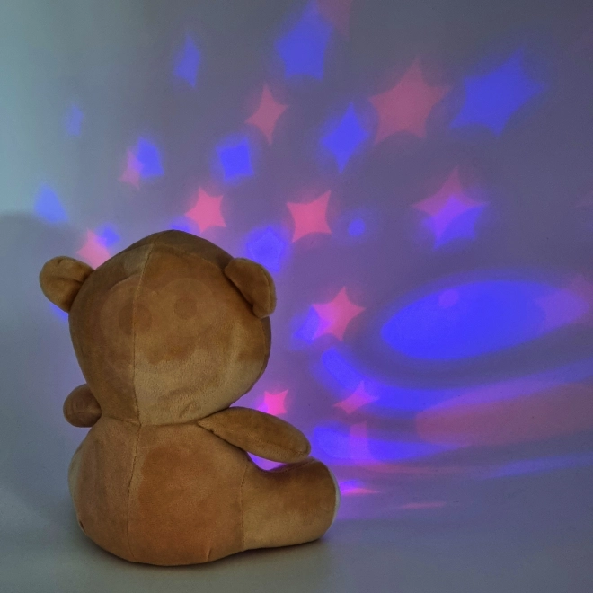 Woopie Baby beruhigender Plüschbär mit Projektor 2-in-1