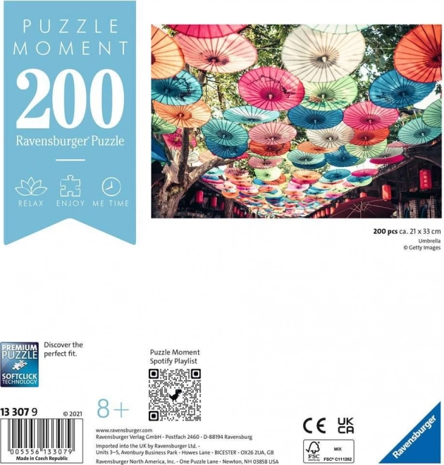 Ravensburger Puzzle Moment: Schirme 200 Teile