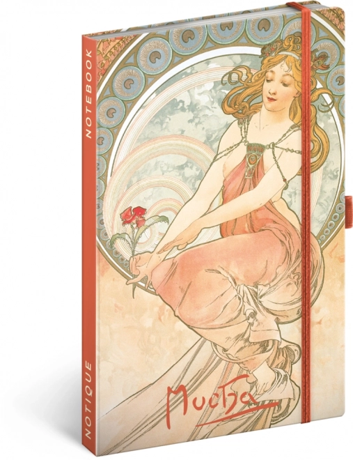 NOTIQUE Notizbuch Alfons Mucha – Malerei