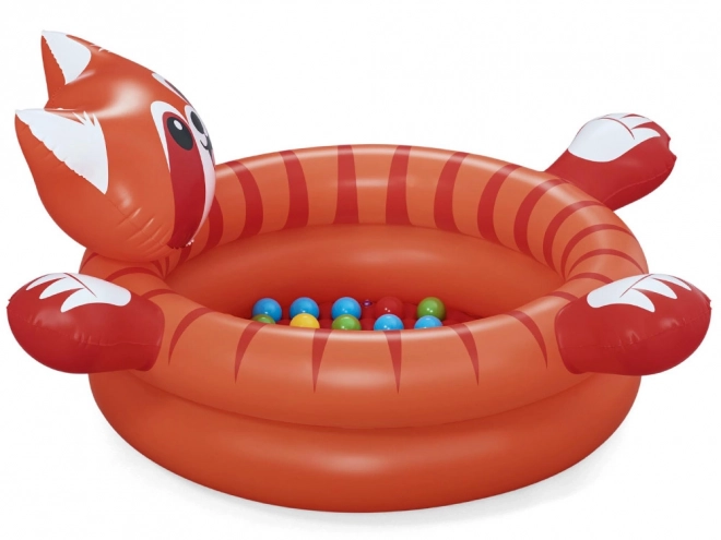 Bestway Roter Panda Bällepool mit Bällen