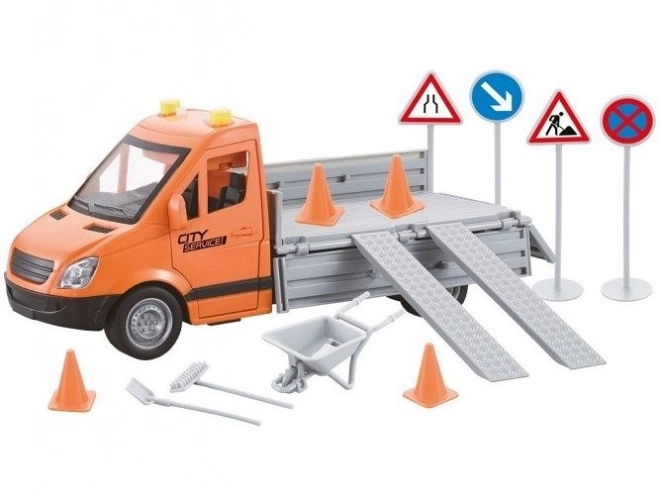 Auto für Verkehrsschilder