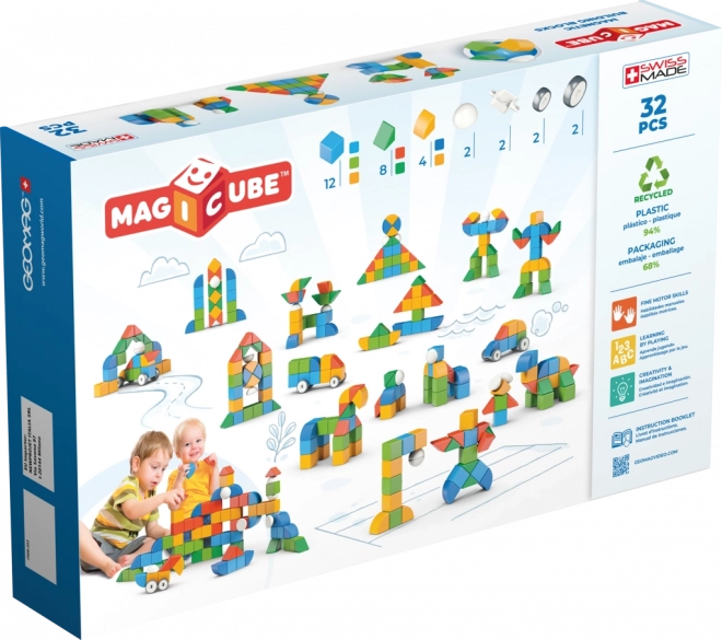 Geomag Magicube Formen Baumagneten Set