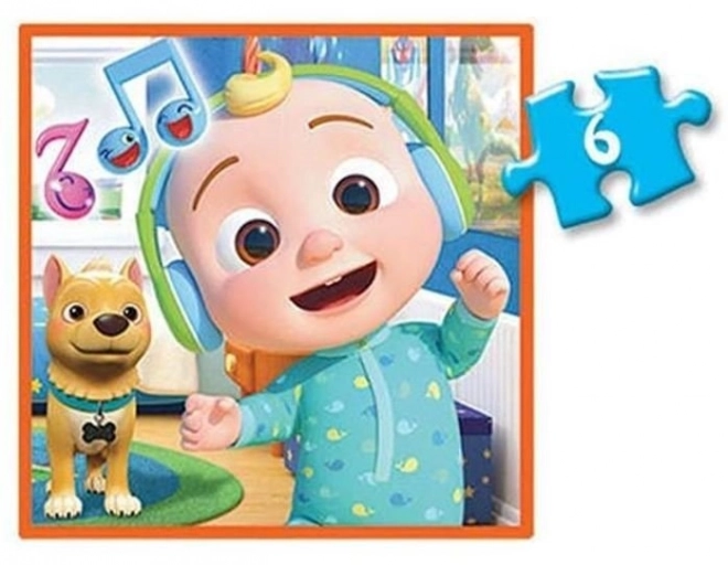 Educa Progressives Puzzle Cocomelon 4 in 1