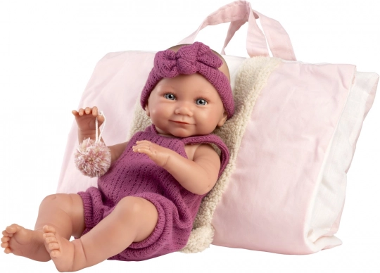 Realistische Babypuppe Llorens Mädchen - Ganzkörper Vinyl, 40 cm