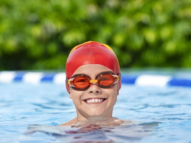 Bunter Silikon Schwimmkappe für Kinder