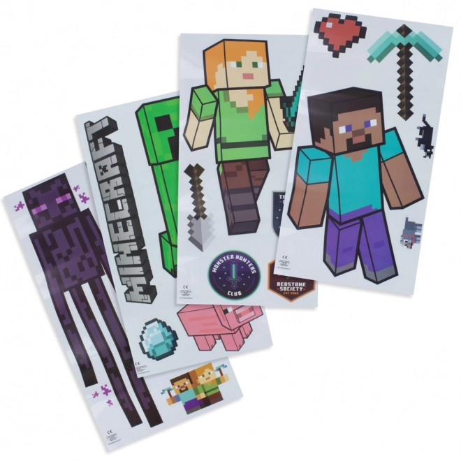 Minecraft Aufkleber Set