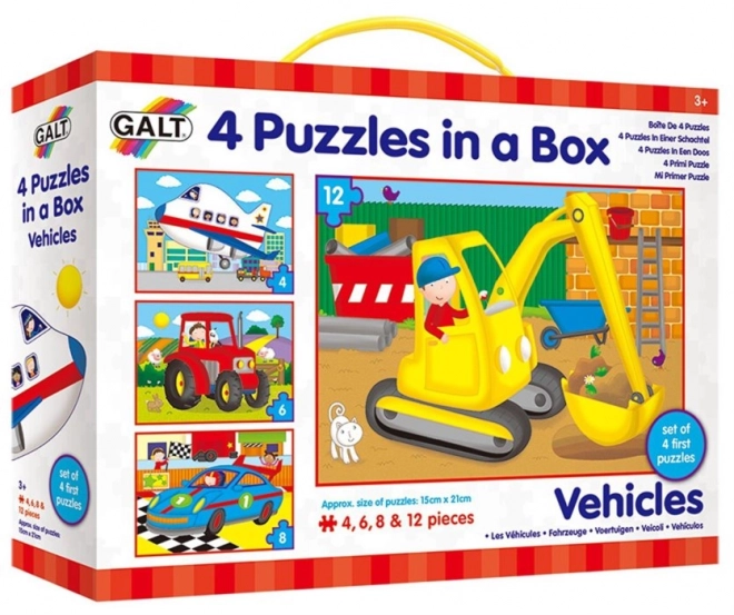 Galt Puzzle Fahrzeuge 4 in 1