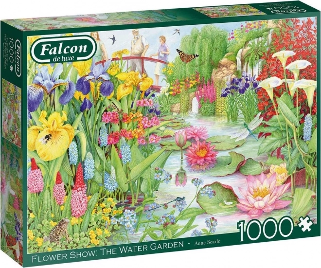 Falcon Puzzle Wasser Garten 1000 Teile