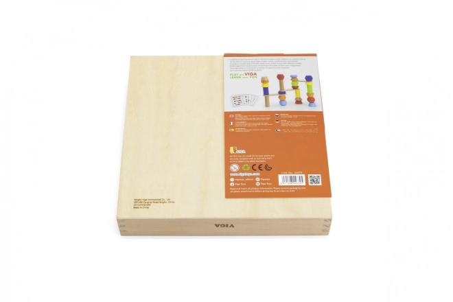 Holz Geometrische Bausätze 52 Stk Viga