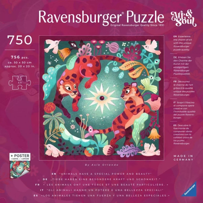 Ravensburger Quadratisches Puzzle Art & Soul: Tierträume