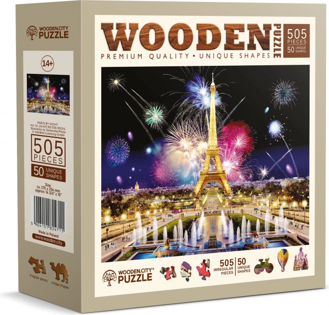 Holzpuzzle Nacht in Paris 505 Teile