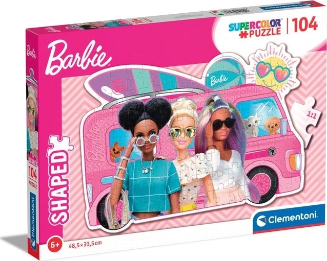 Barbie Puzzle Reiseabenteuer - 104 Teile