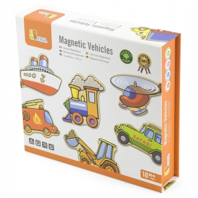 Dřevěné Magnetische Fahrzeuge Spielset