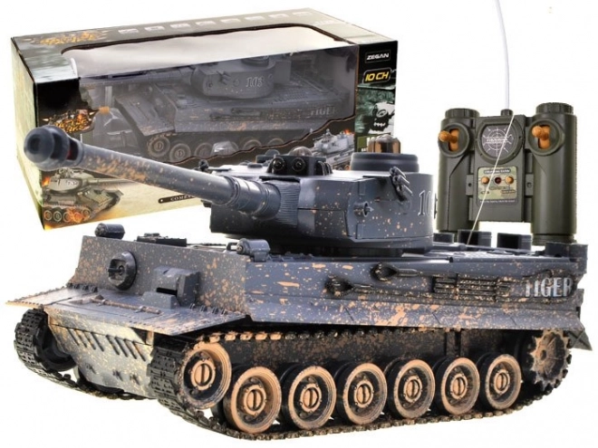 Ferngesteuertes Modell BATTLE TANK TIGER im Maßstab 1/28