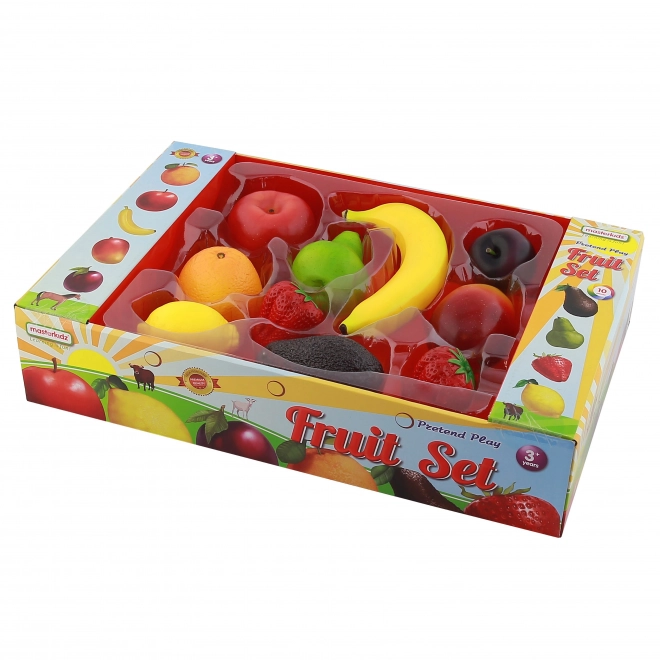 Realistische Obstküche Set für Kinder - 10-teilig
