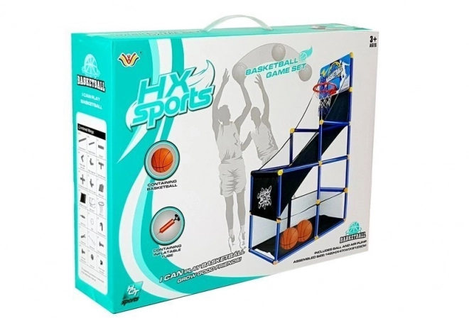 Basketball-Spielset mit Ball und Korb