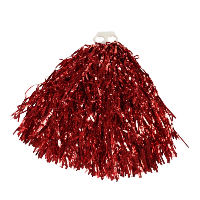 Rotes Pom-Pom Wedel