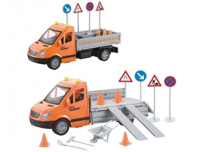 Auto für Verkehrsschilder