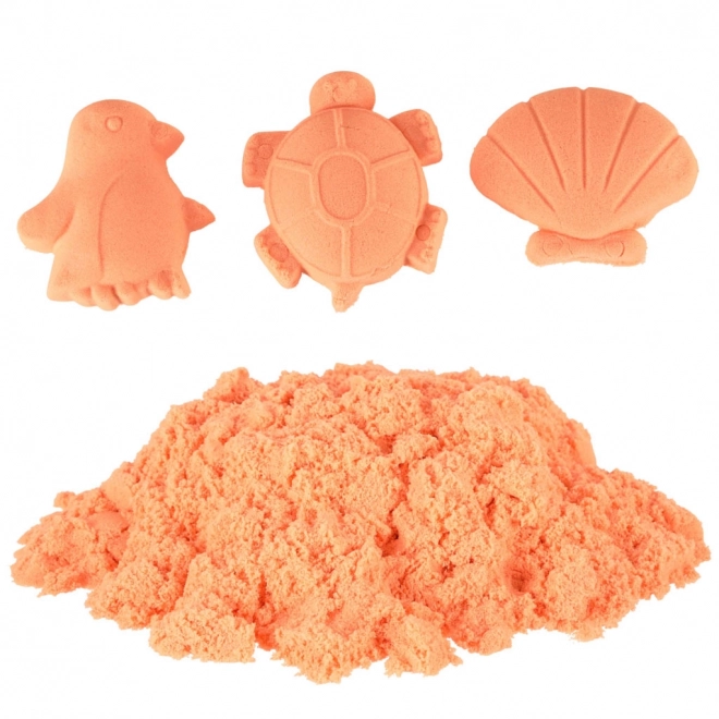 Grüner kinetischer Sand im Beutel 1kg – orange