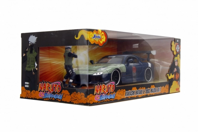 Mazda RX-7 1993 mit Naruto Figur im Maßstab 1:24 von Jada Toys