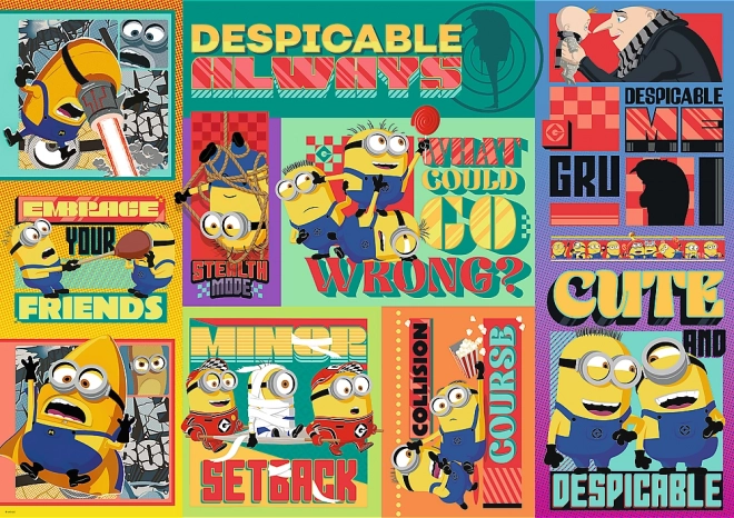 Trefl Puzzle Ich – Einfach Unverbesserlich 4: Gru und Minions 1000 Teile