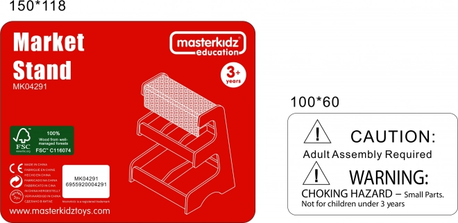Spielstand aus Holz von Masterkidz