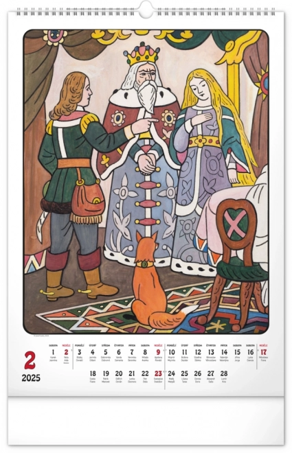 Wandkalender Josef Lada 2025