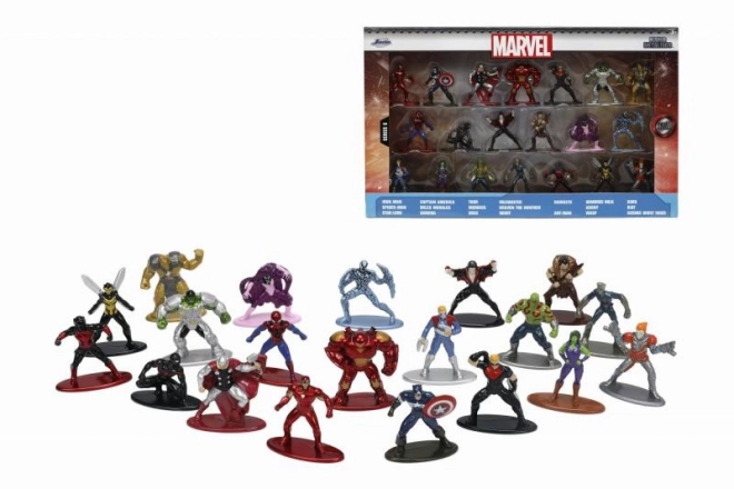 Marvel Metallische Sammelfiguren Nano 20 Stück, Wave 6