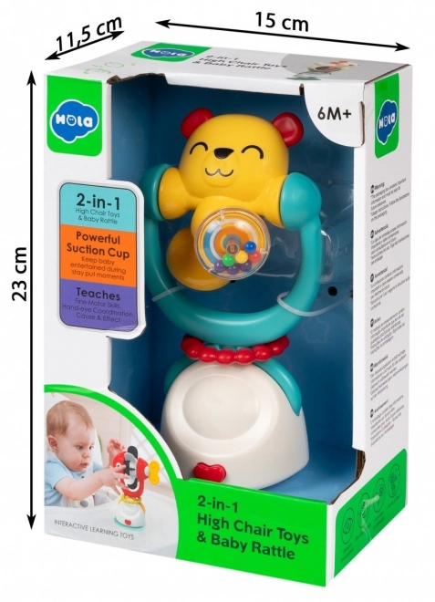 Bär 2-in-1 Rassel
