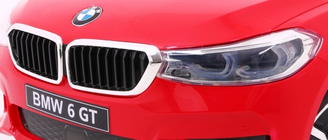 BMW 6 GT Auto mit Batterie rot + Fernsteuerung + langsamer Start + EVA + Gurte + LED MP3