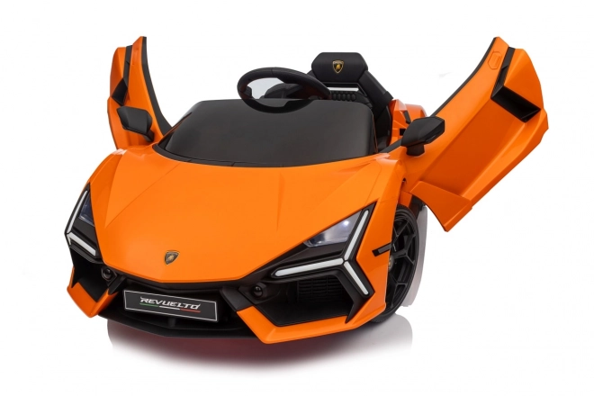 Kinder Elektroauto Lamborghini Revuelto orange