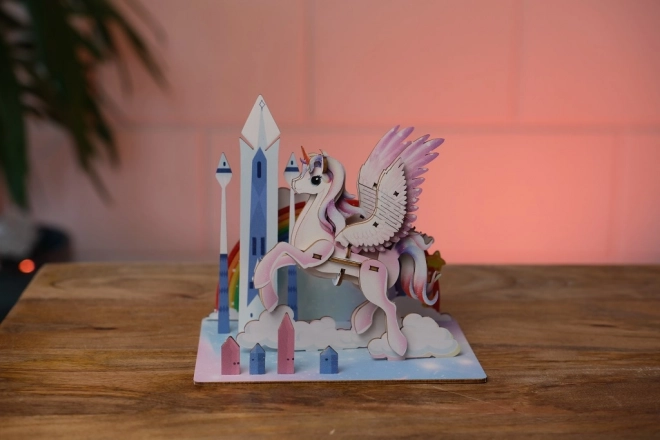 EscapeWelt 3D Holzpuzzle Einhorn