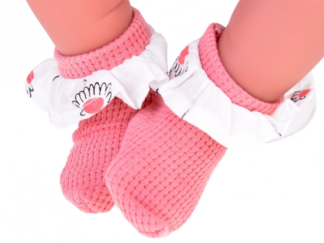 Interaktive Babypuppe Mädchen mit rosa Set