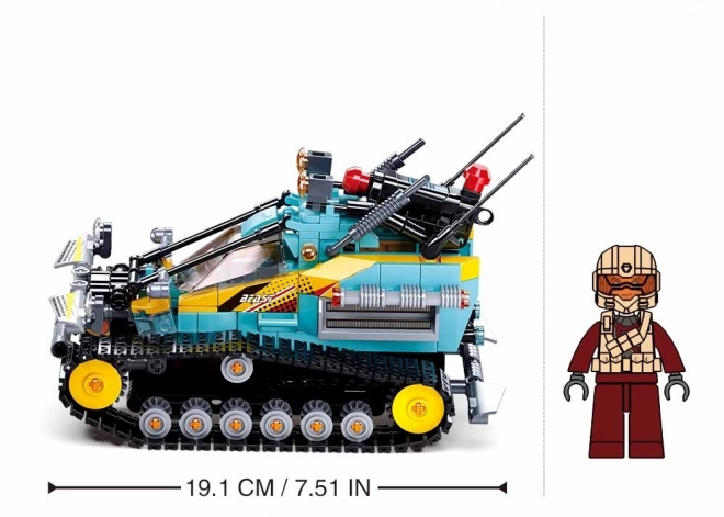 Sluban Power Bricks - Schützenpanzer Skorpion R/C mit Fernsteuerung