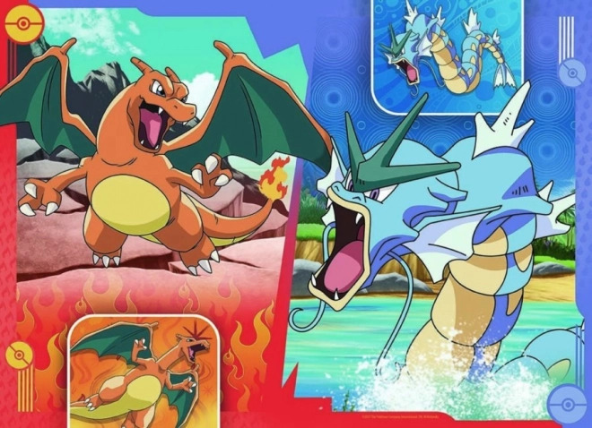 Ravensburger Puzzle Pokémon aus Alola 4 x 100 Teile