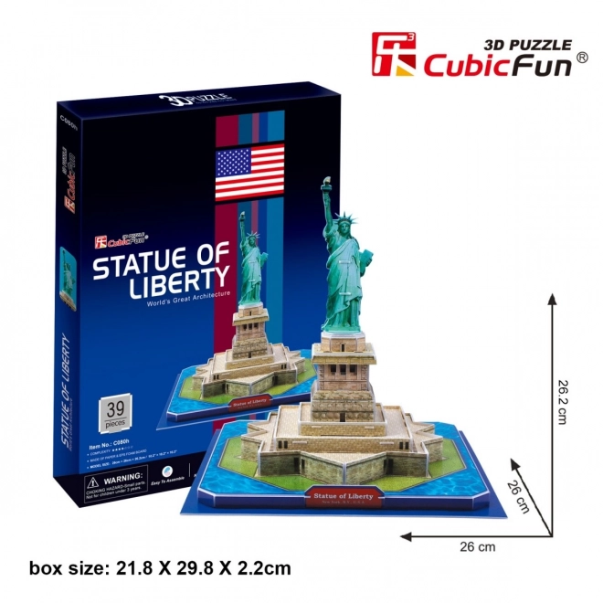 CubicFun 3D-Puzzle Freiheitsstatue