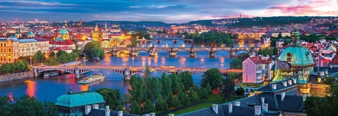 EUROGRAPHICS Panorama-Puzzle Prag, Tschechische Republik – 1000 Teile